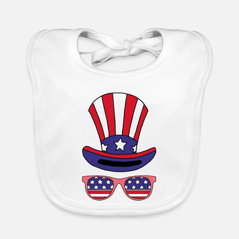 Das ist Amerika! Baby Bio-Lätzchen