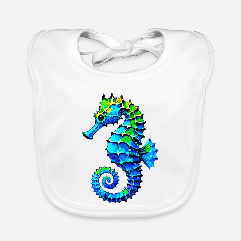 Hippocampe Bavoir bio Bébé