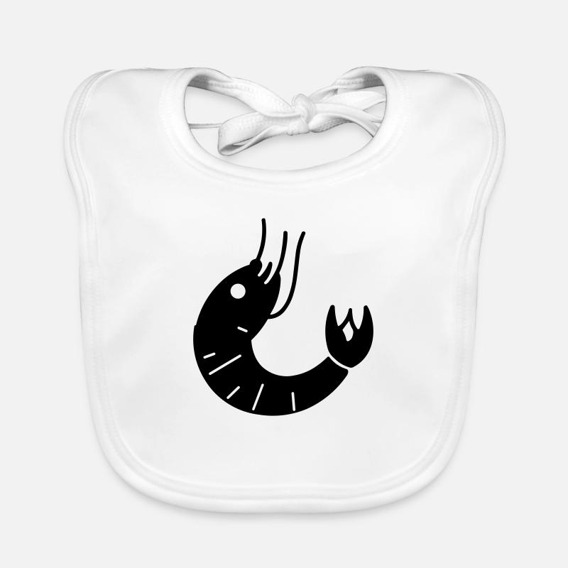 Shrimp Organic Baby Bibs