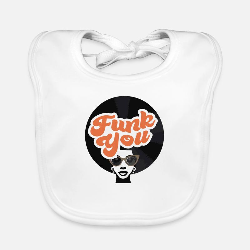 Funk You - Retro-Vibes mit Attitüde Baby Bio-Lätzchen