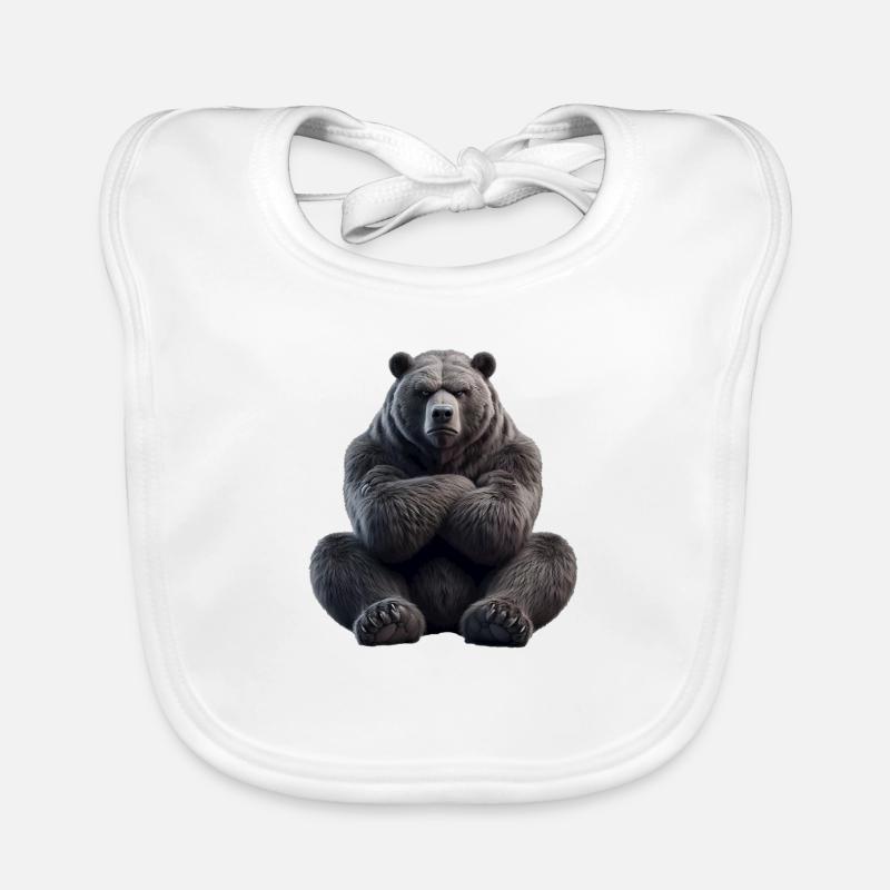 Bear grim 1 Organic Baby Bibs