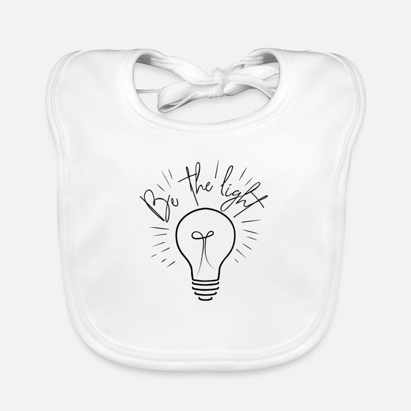 Sei das Licht Baby Bio-Lätzchen