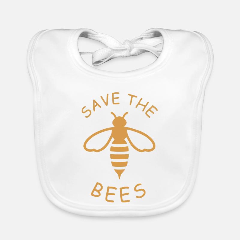 Save the Bees Eco-Design Organic Baby Bibs