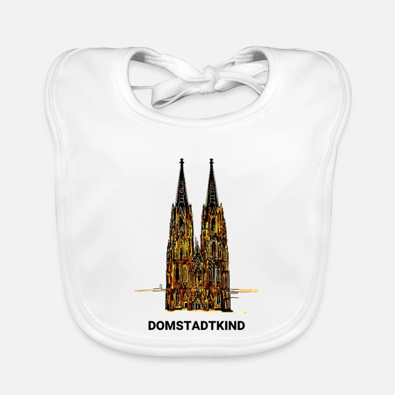 Kölner Dom - Domstadtkind Baby Bio-Lätzchen