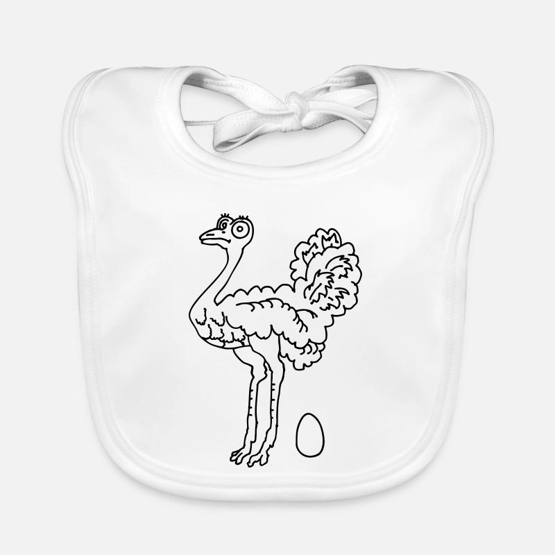 Ostrich Organic Baby Bibs
