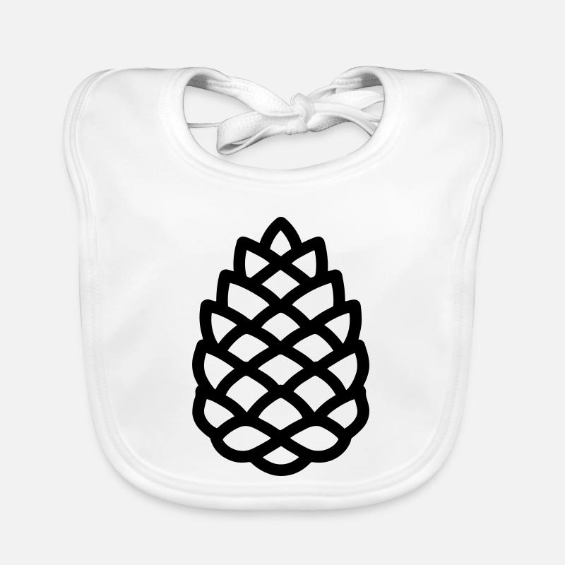 Pine Cone Organic Baby Bibs