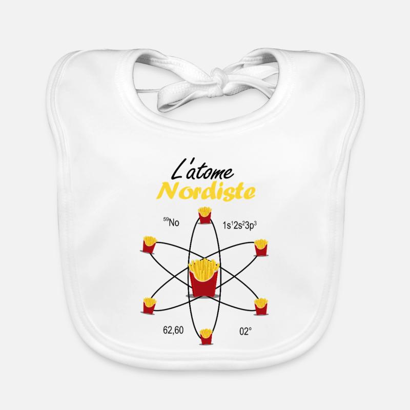 Nördliches Atom Geschenk Ch'ti Science Pride Emblem Baby Bio-Lätzchen