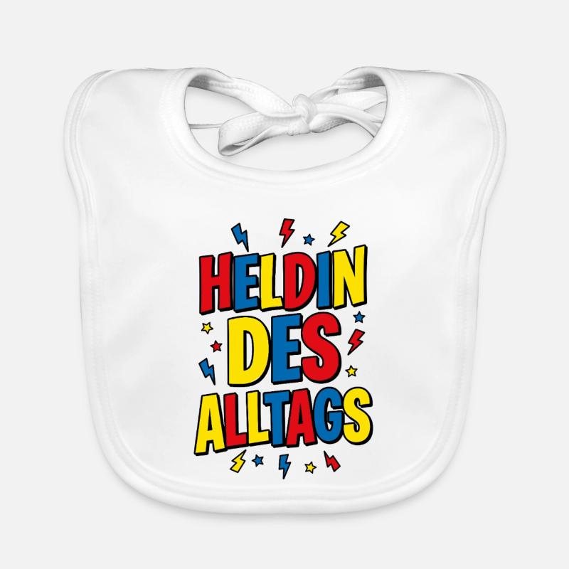 Heldin Des Alltags Baby Bio-Lätzchen