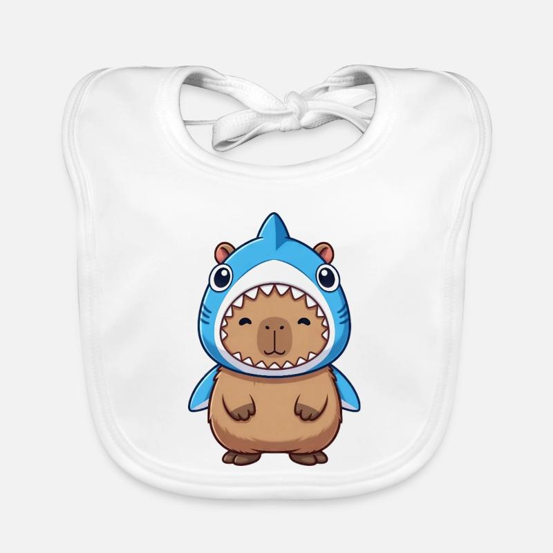 Costume de cochon d’Inde Hamster Capybara mignon Samba Bavoir bio Bébé