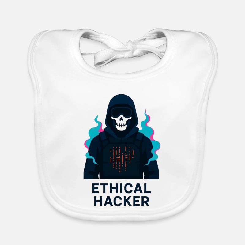 Hacker Ethique - Cybersécurité Bavoir bio Bébé