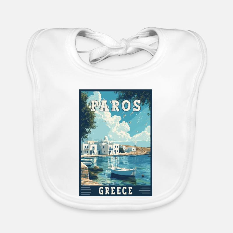 Découvrez Paros en Grèce dans le paradis méditerranéen Bavoir bio Bébé