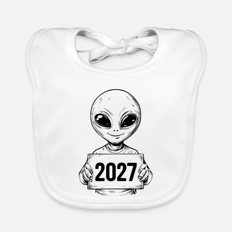 visiteur extraterrestre Bavoir bio Bébé