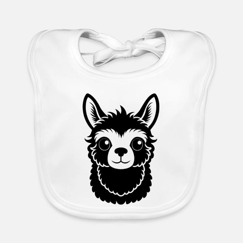 Neuseeländisches Alpaca Baby Bio-Lätzchen