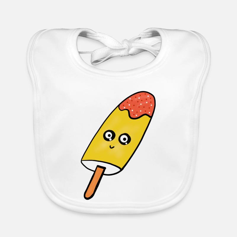 Kawaii  Eis Eiskrem Kinder lustig Baby Bio-Lätzchen