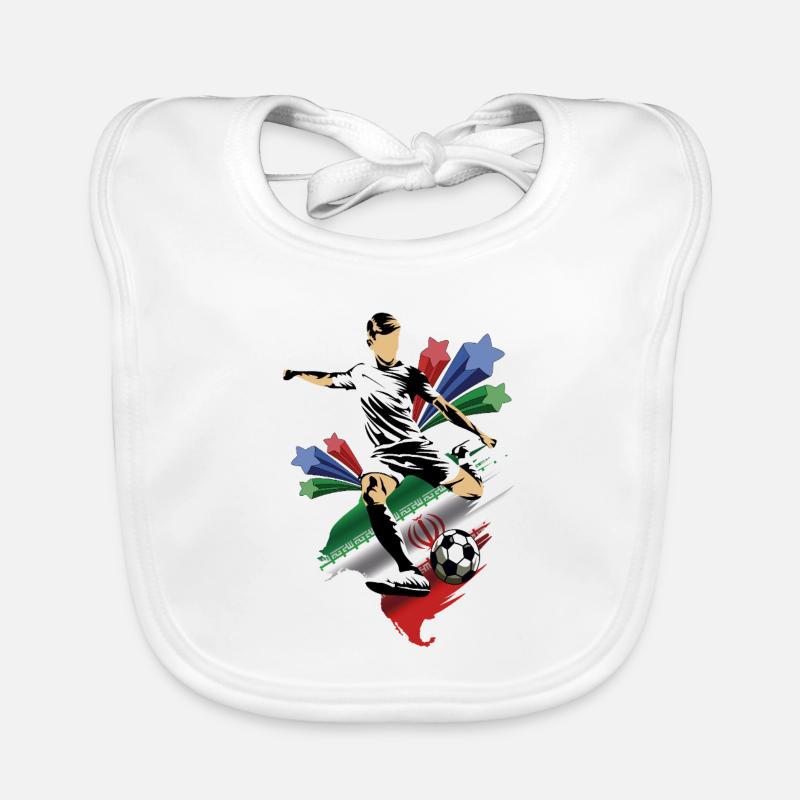 Iran - Iran - Drapeaux Bavoir bio Bébé
