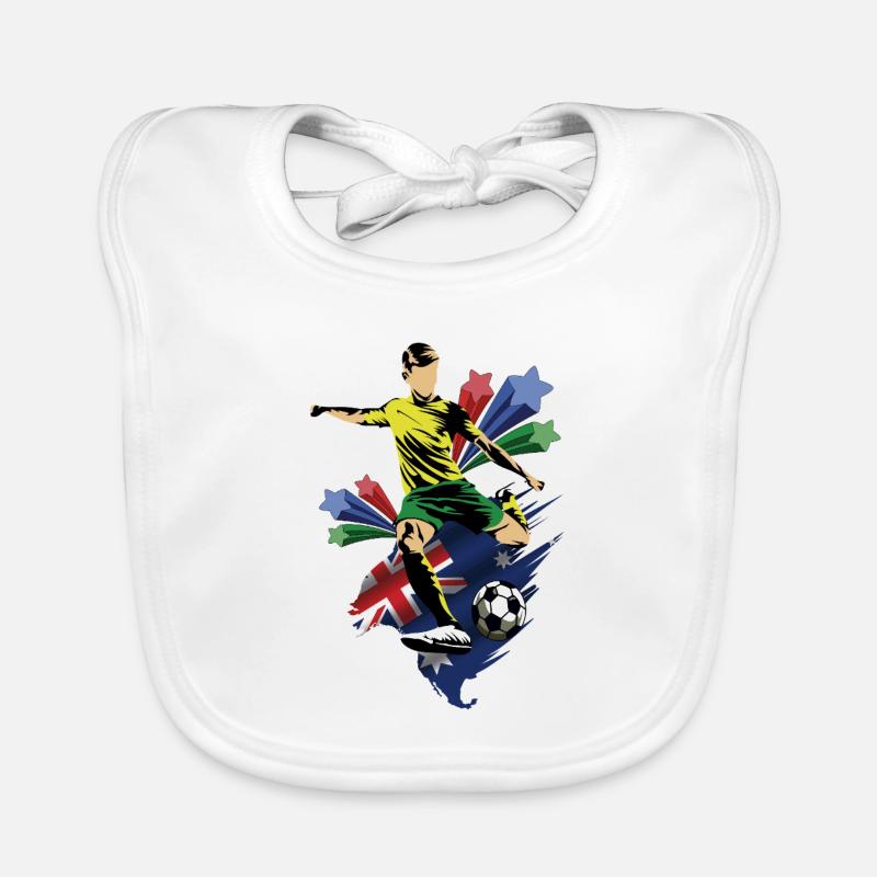 Australie - Australie - Drapeaux Bavoir bio Bébé