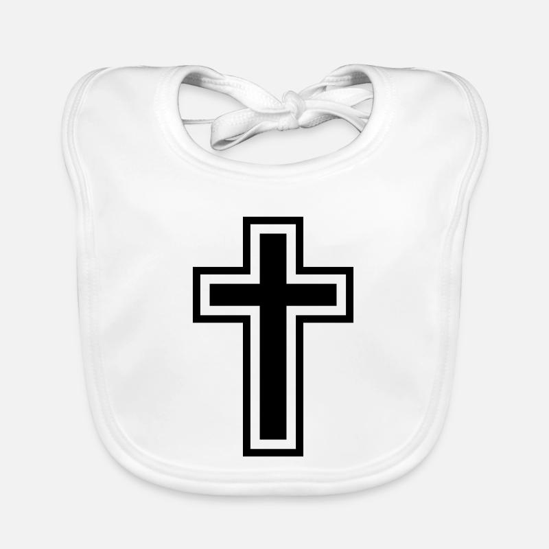 Cross Organic Baby Bibs