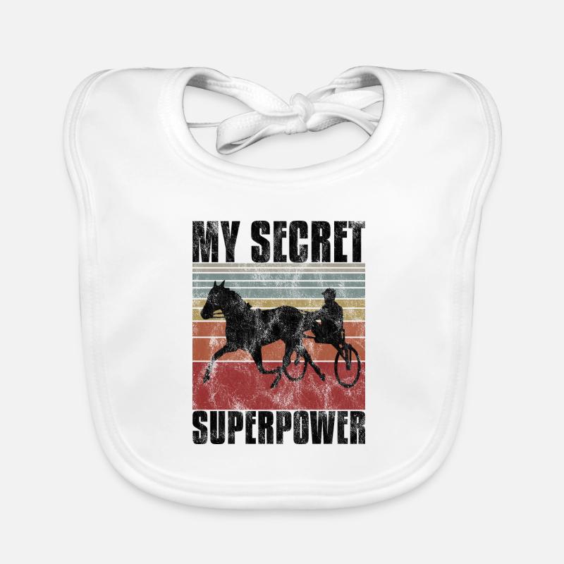 Ma course secrète de superpuissance Trabreiter Sulky Bavoir bio Bébé