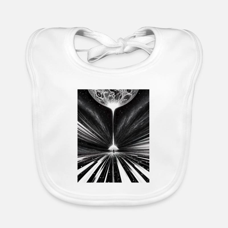 Geburt eines Sterns Weltall Sterne Sonnensystem Baby Bio-Lätzchen