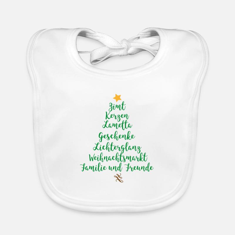 Weihnachten Baby Bio-Lätzchen
