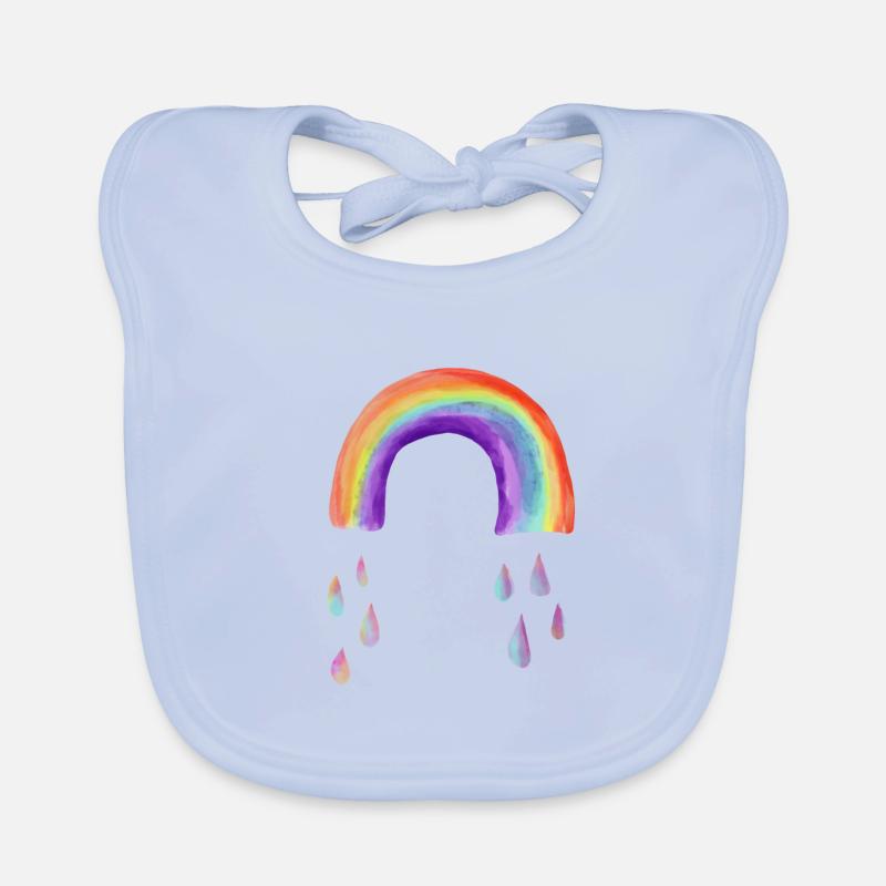 Rainbow Organic Baby Bibs