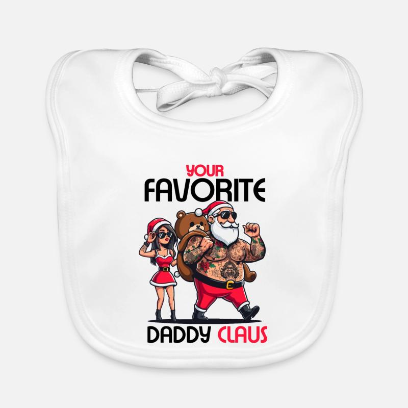 DADDY CLAUS Organic Baby Bibs