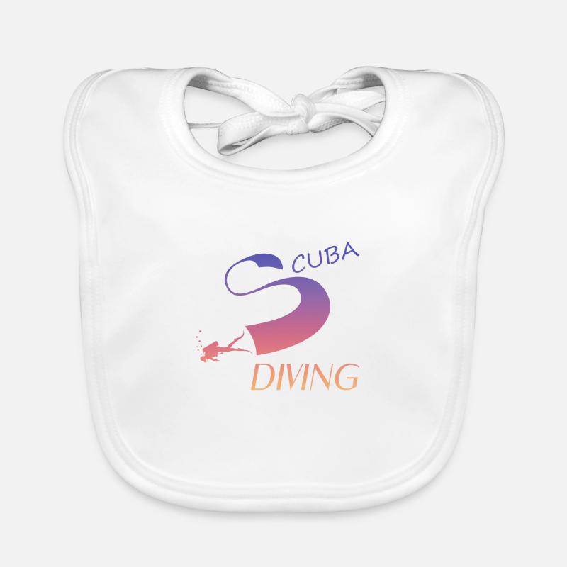 Scuba Diving Baby Bio-Lätzchen
