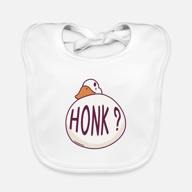 Gänse-Hinterhand - HONK? Baby Bio-Lätzchen