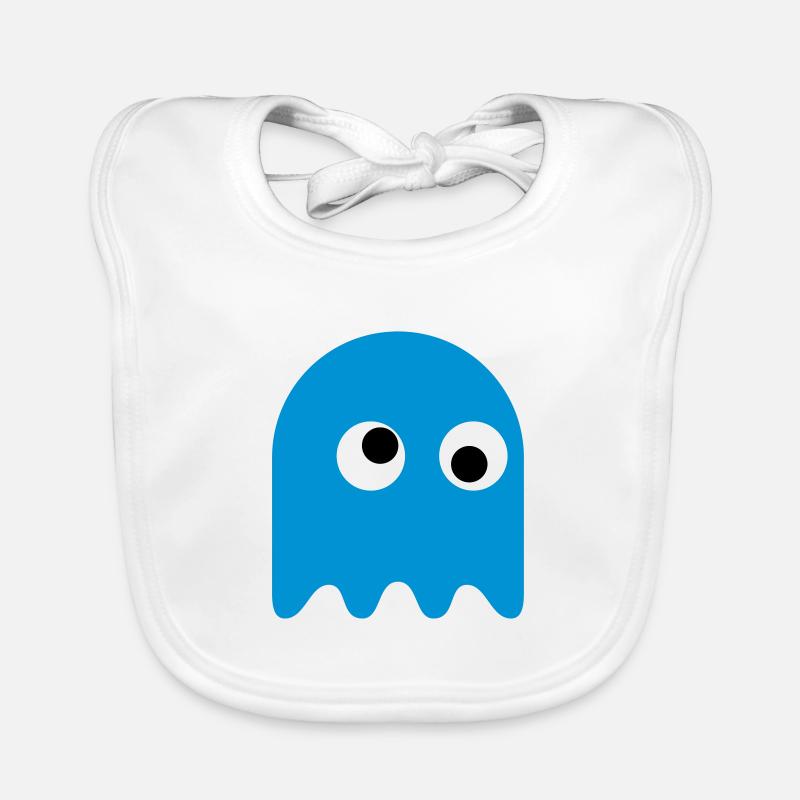Game Classics Ghost Organic Baby Bibs