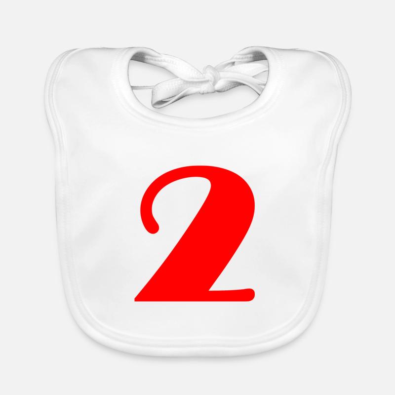 2 JAHRE. 2. JUBILÄUM. 2-JÄHRIGES JUBILÄUM. 2 Baby Bio-Lätzchen