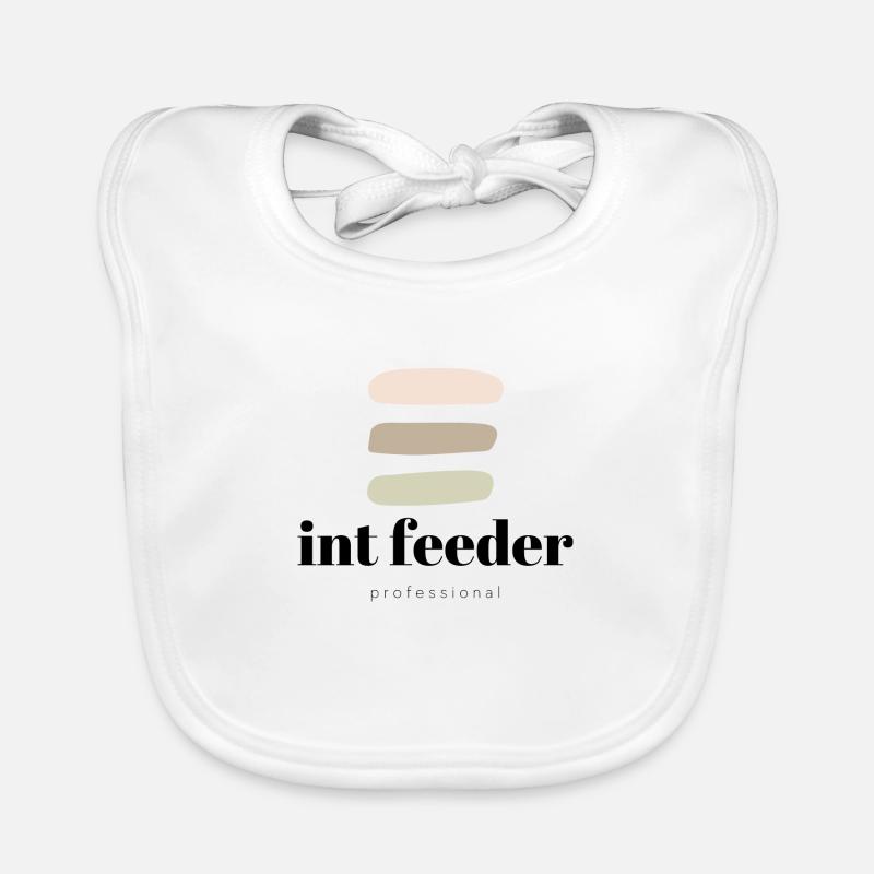 int feeder - Baby Bio-Lätzchen - Weiß