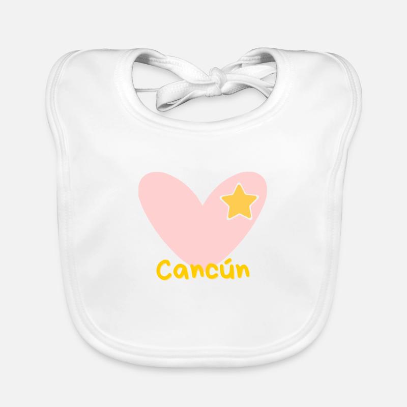 Cancun - Mexico - Yucatan - Spring Break - Cancún Organic Baby Bibs