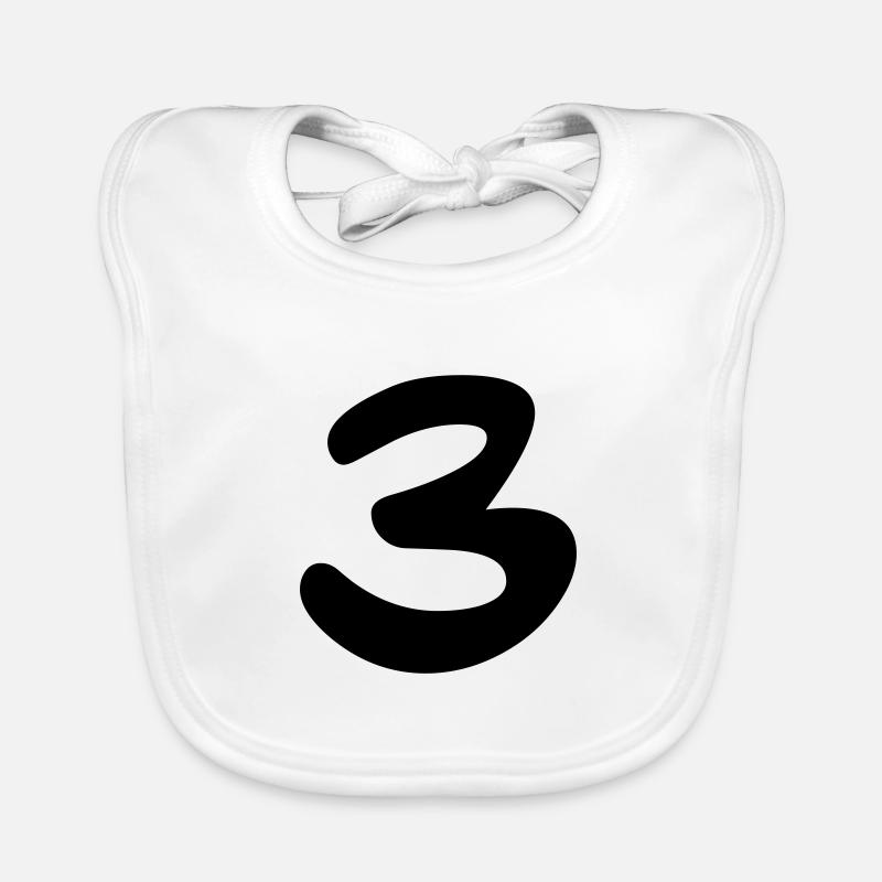 Three Organic Baby Bibs