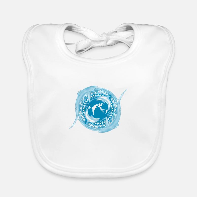 Tochter von Poseidon Baby Bio-Lätzchen