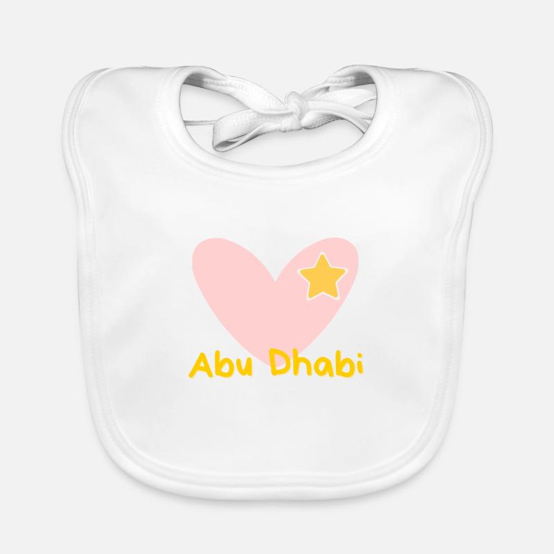 Abu Dhabi - Reise - Arabischen Emirate - Souvenir Baby Bio-Lätzchen