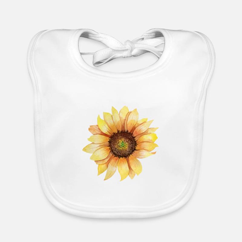 Sunflower Organic Baby Bibs