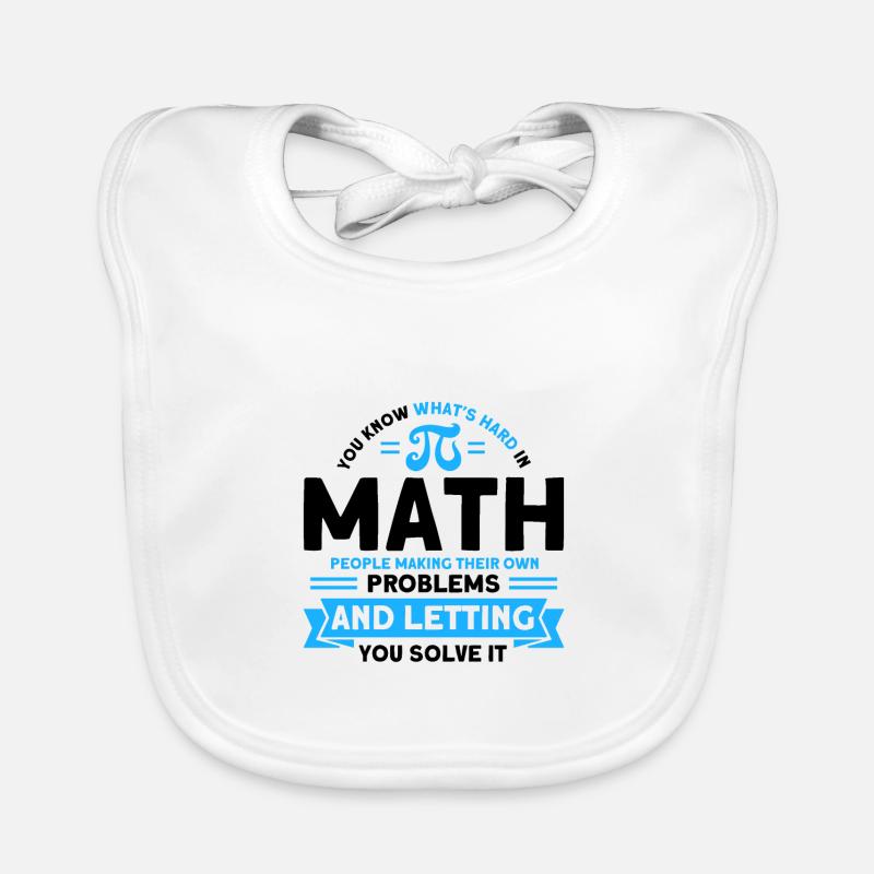 Math Mathématiques Sciences Math Cadeau Bavoir bio Bébé