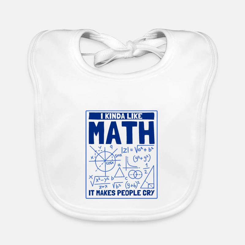 Math Mathématiques Sciences Math Cadeau Bavoir bio Bébé