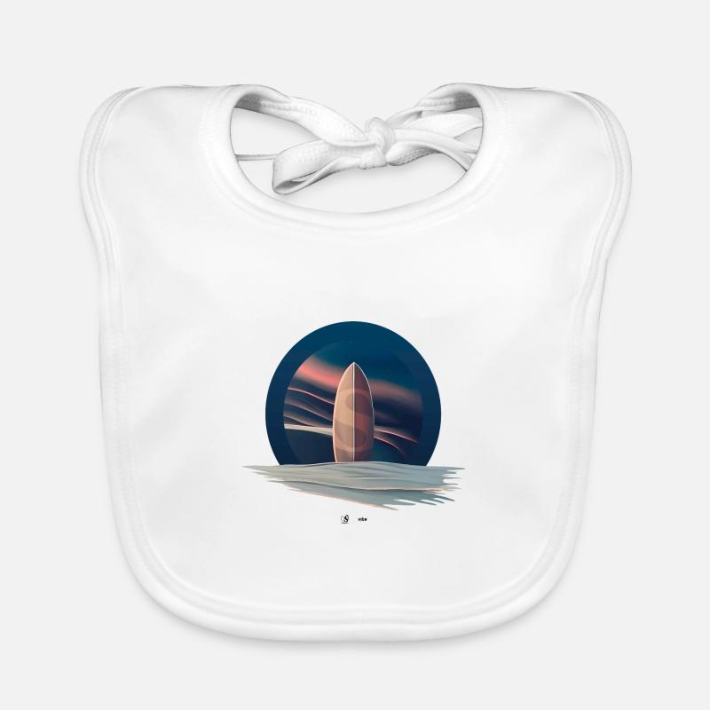 Surfboard S Organic Baby Bibs