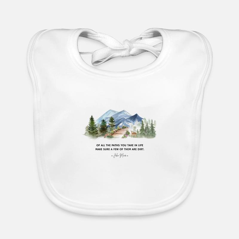 John Muir - Philosophy - Quotes Organic Baby Bibs