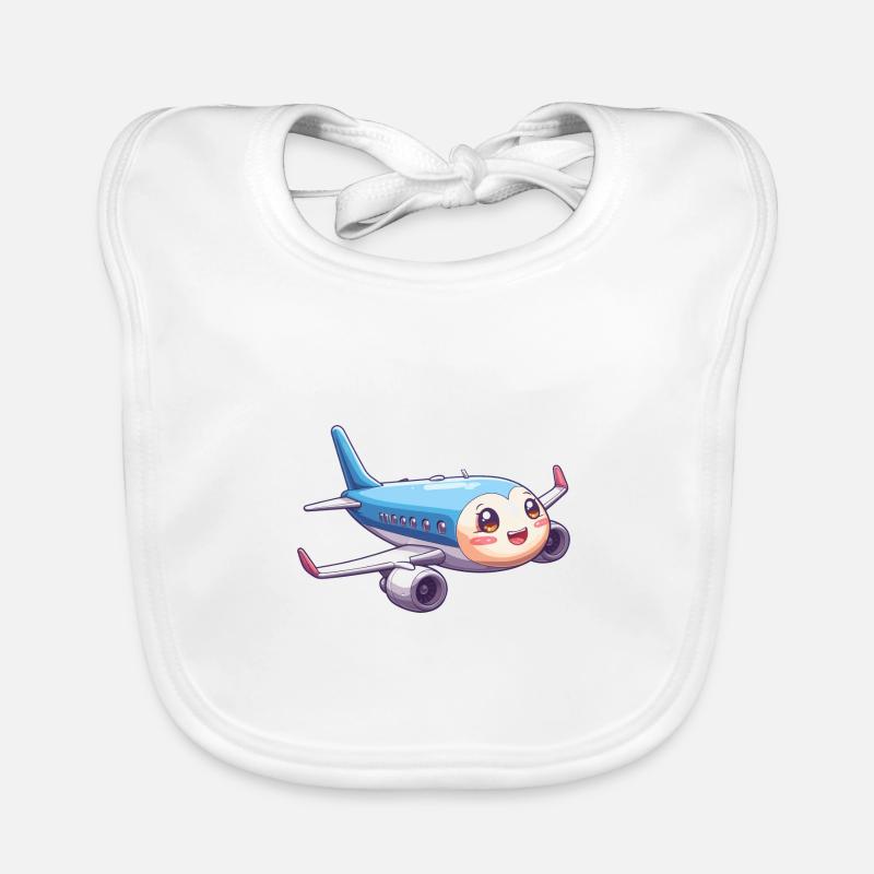 Avion mignon Bavoir bio Bébé