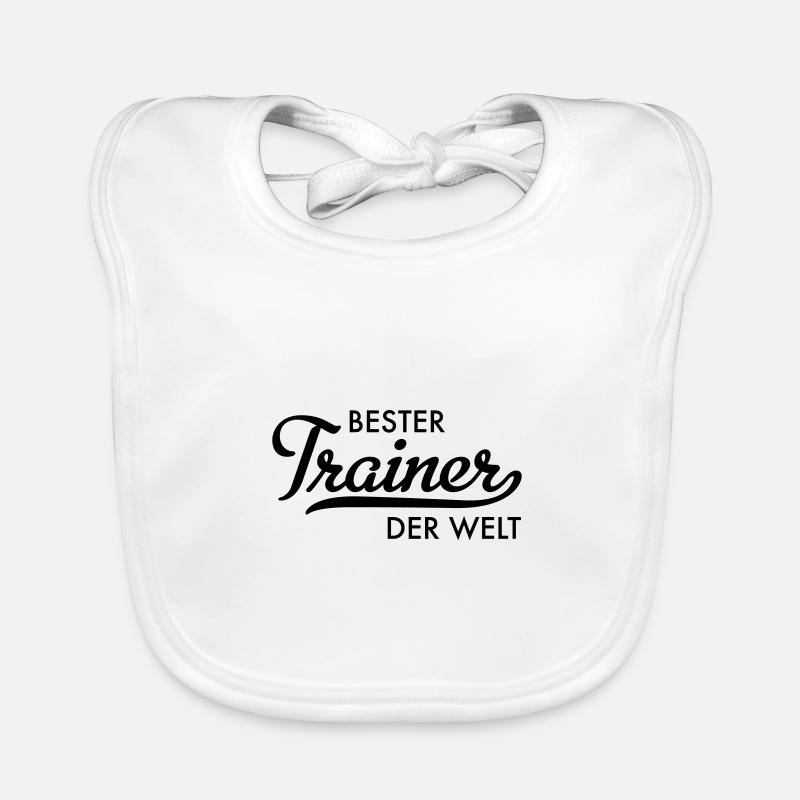 bester trainer der welt Baby Bio-Lätzchen