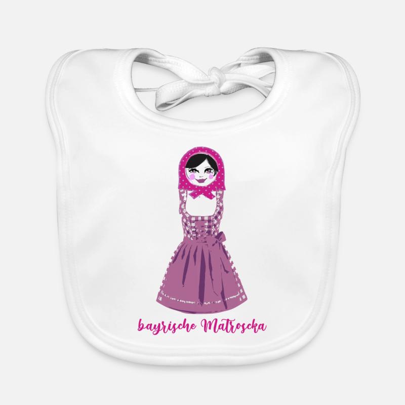 beierse matroschka, dirndl, Bio-slabbetje voor baby's