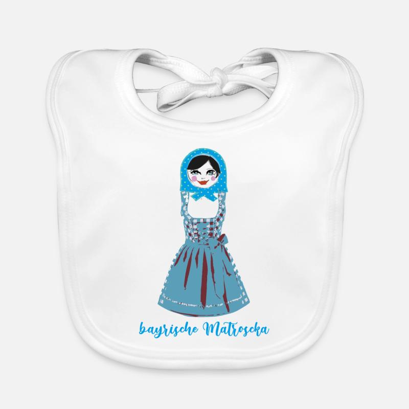 bayerske matroschka, dirndl, Hagesmække af økologisk bomuld