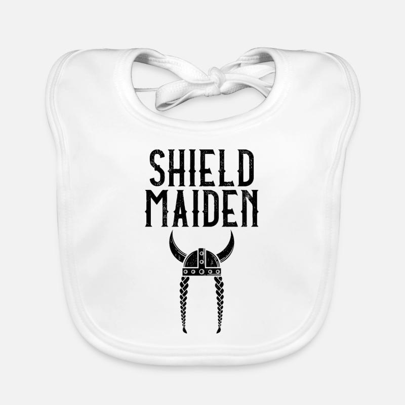 Shield Maiden Organic Baby Bibs