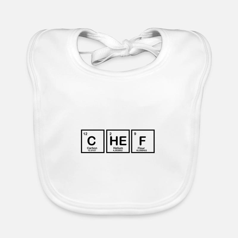 CHeF - Periodic Table Organic Baby Bibs