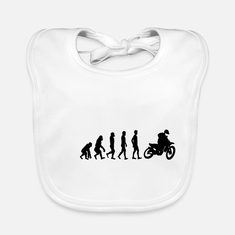 Evolution Motorrad Baby Bio-Lätzchen