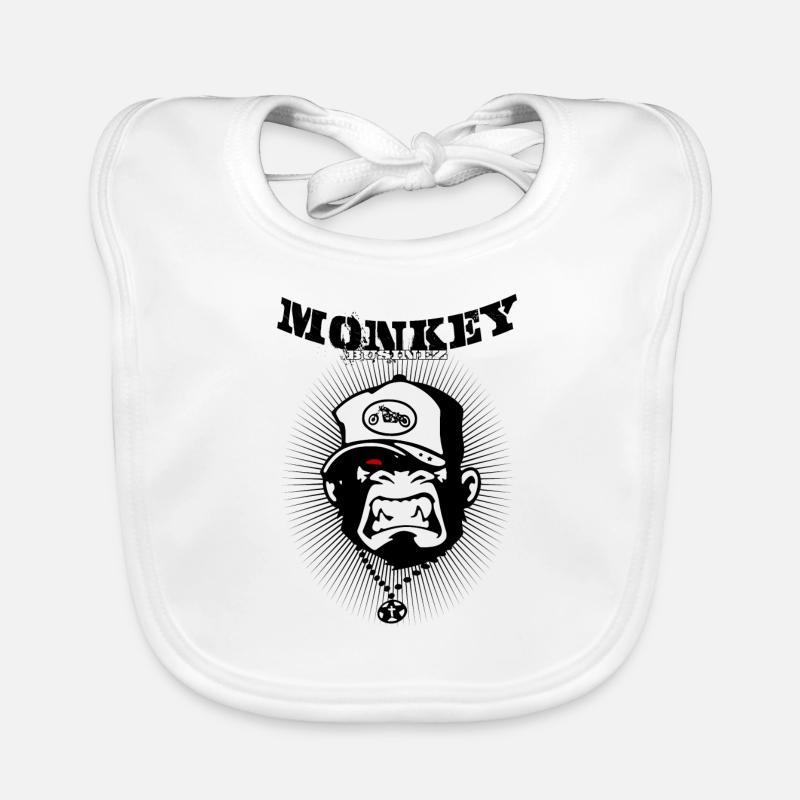 Monkey Businez - Biker Baby Bio-Lätzchen