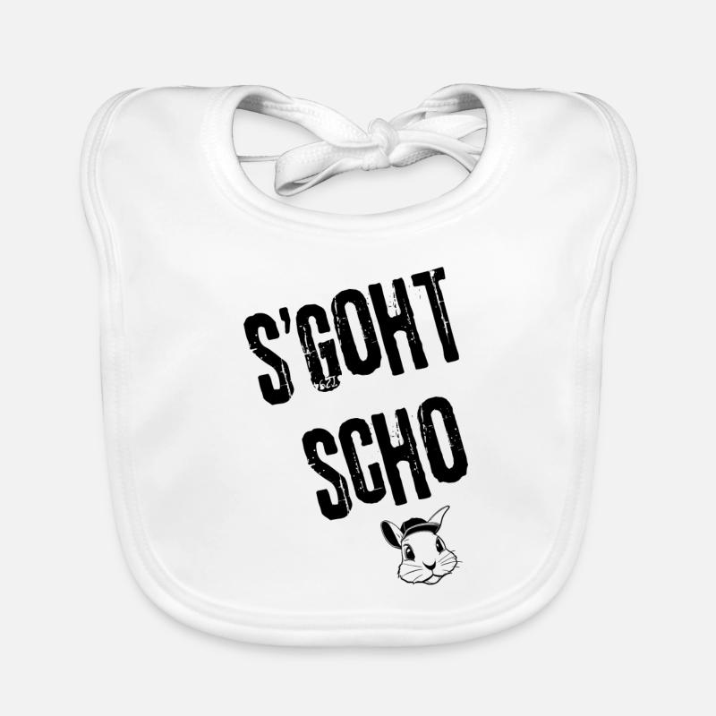 S'goht scho | Redewendung Baby Bio-Lätzchen