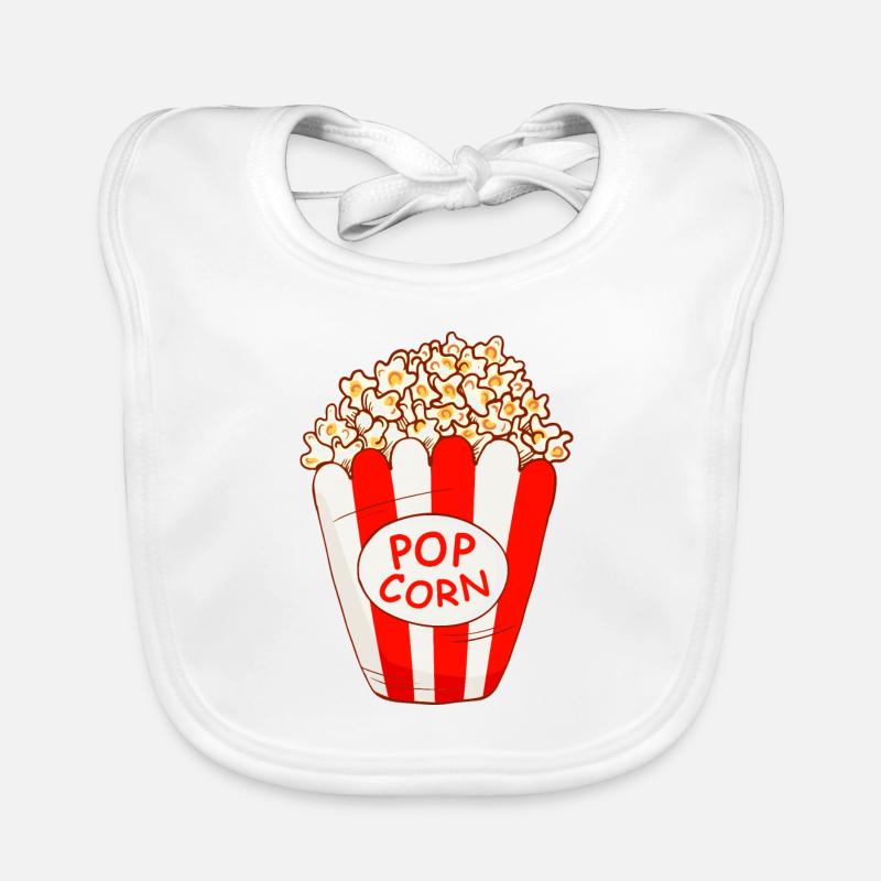 pop-corn Bavoir bio Bébé